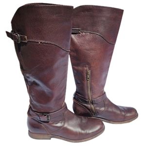 Frye Phillip Riding Boots Cognac Brown Leather Women's Size 10